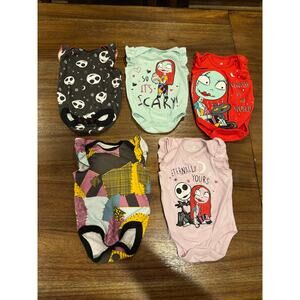 Onesies / Sally The Nightmare Before Christmas / Disney / lot of 5 / Sz NB /NWOT